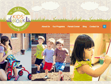 Tablet Screenshot of kidsworkchicago.com